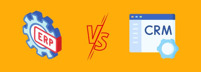 Comparison between ERP vs. CRM