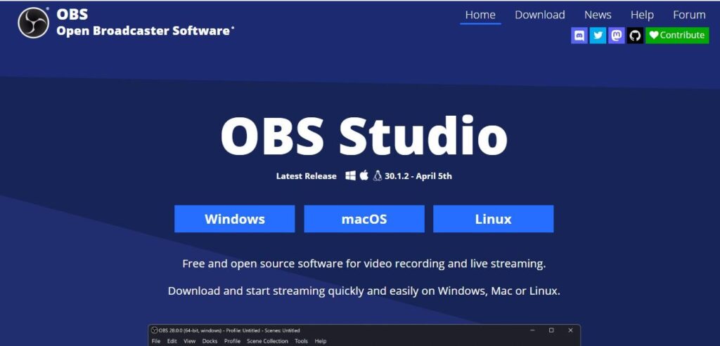 obs studio recorder