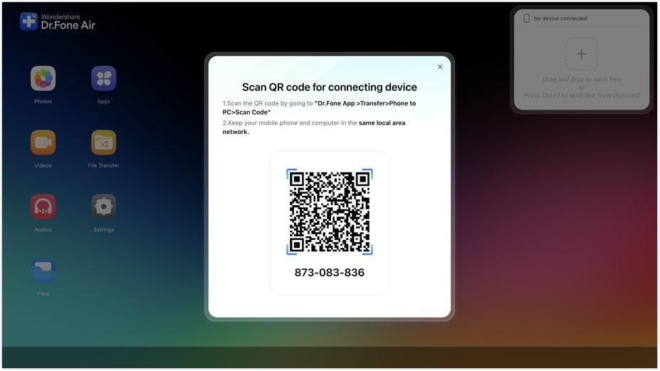 scan phone over pc