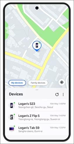 unlock samsung screen using samsung find my mobile